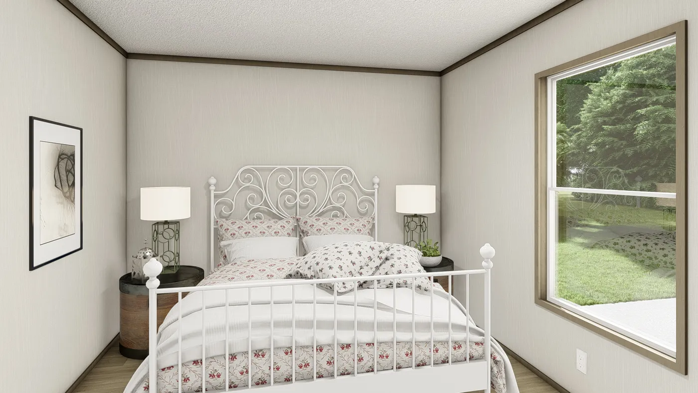 The SNOWCAP Exterior. This Manufactured Mobile Home features 4 bedrooms and 2 baths.
