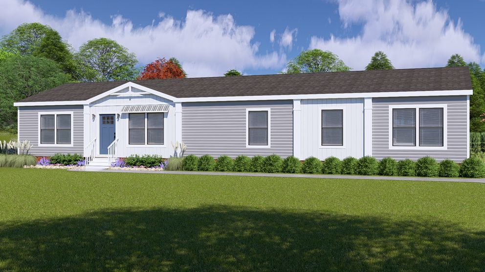The FARM 3 FLEX DEN Exterior. This Manufactured Mobile Home features 3 bedrooms and 2 baths.