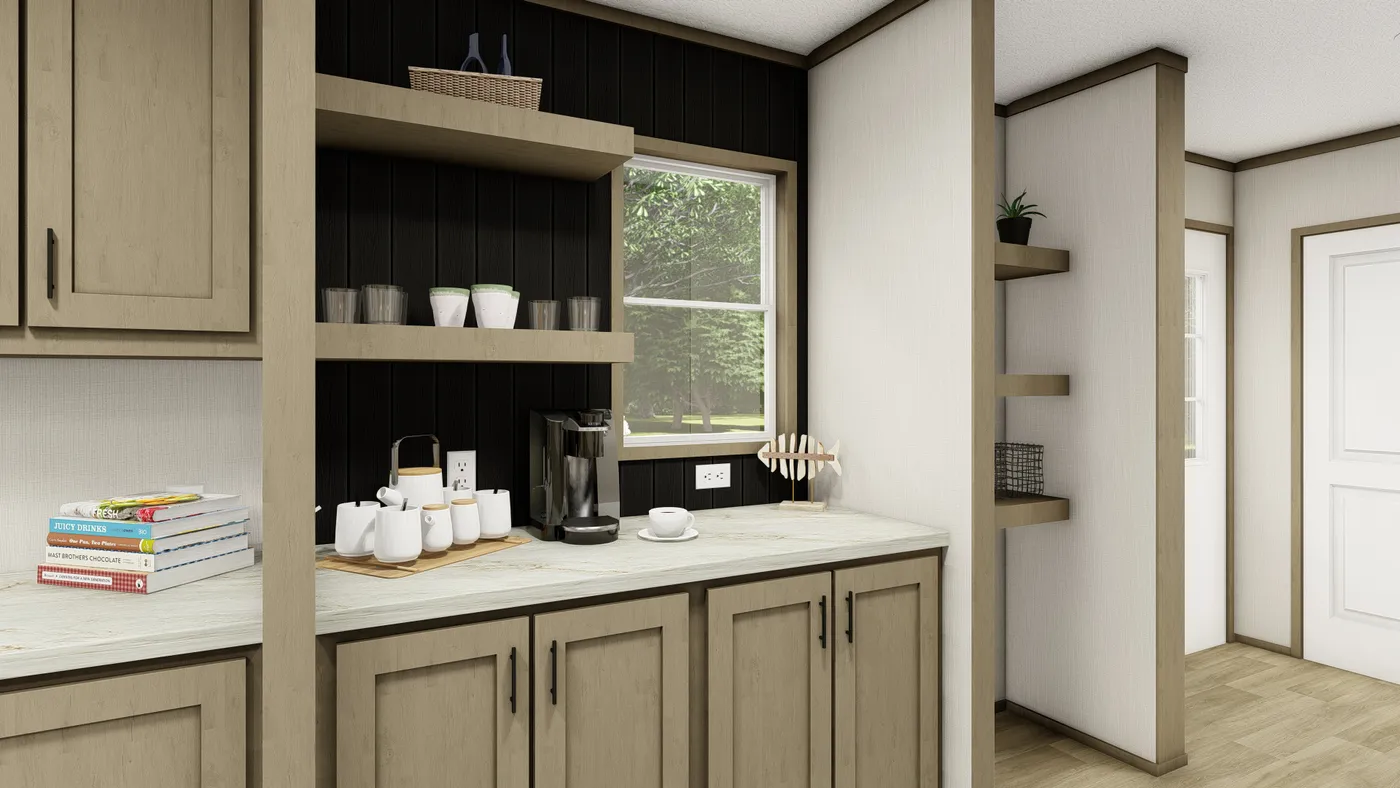 The SUMMIT Exterior. This Manufactured Mobile Home features 4 bedrooms and 3 baths.