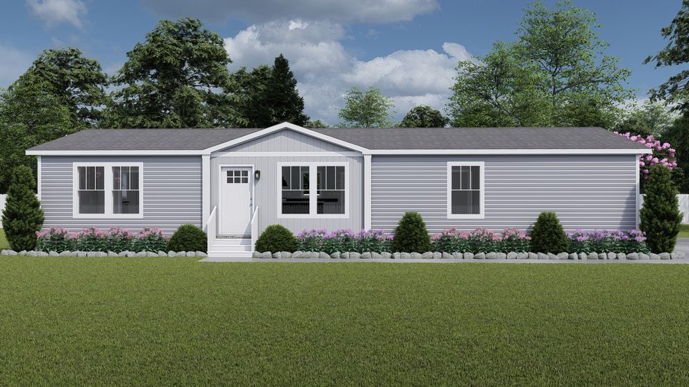 The BROWN EYED GIRL Exterior. This Manufactured Mobile Home features 4 bedrooms and 2 baths.