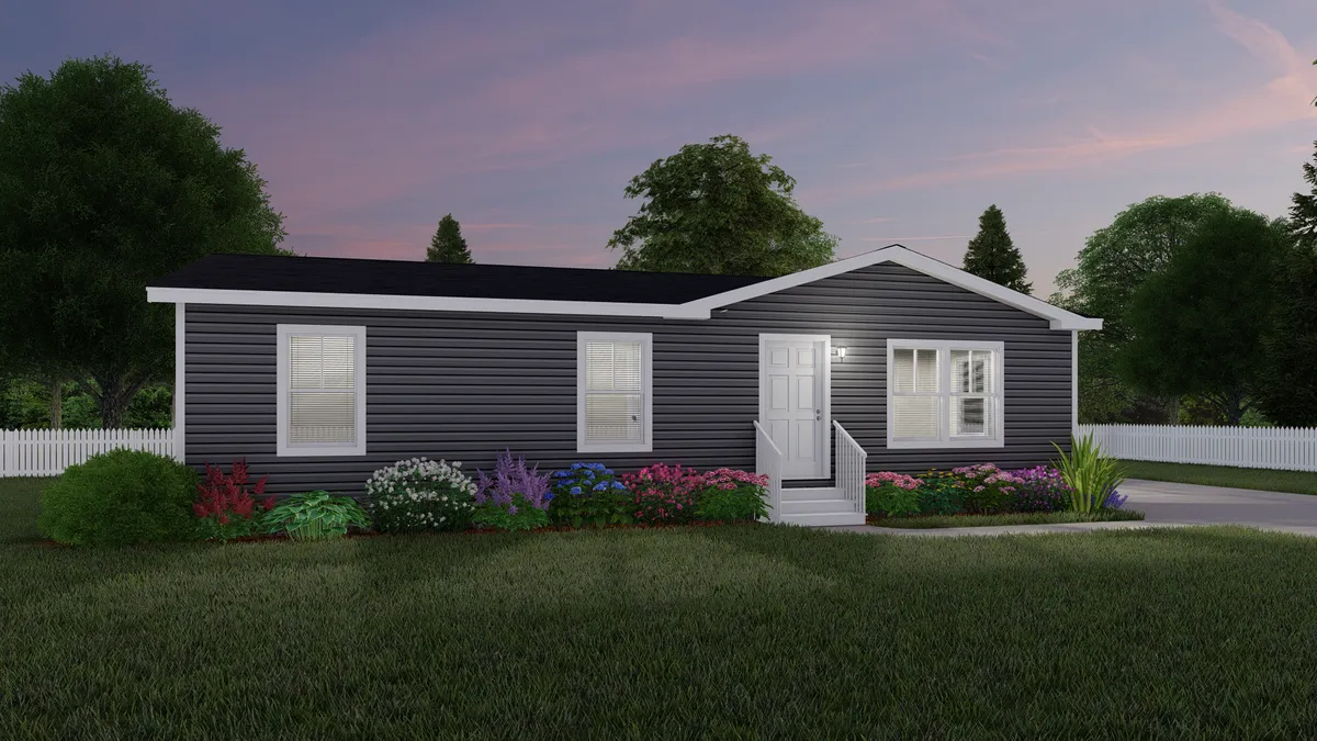 The LEGEND 21 Exterior. This Manufactured Mobile Home features 3 bedrooms and 2 baths.