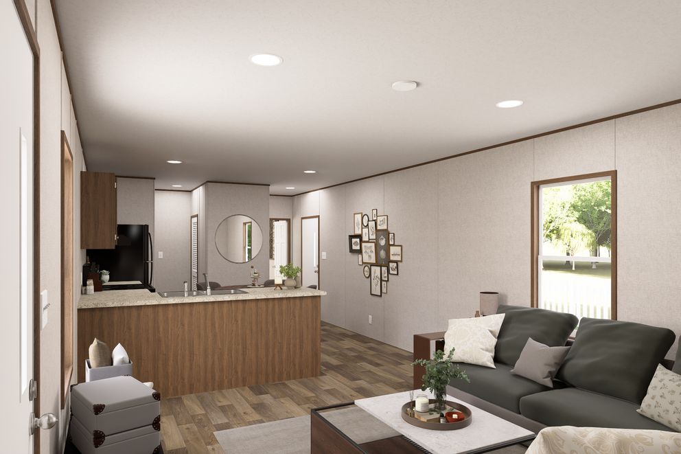 The CYPRESS Exterior. This Manufactured Mobile Home features 4 bedrooms and 2 baths.