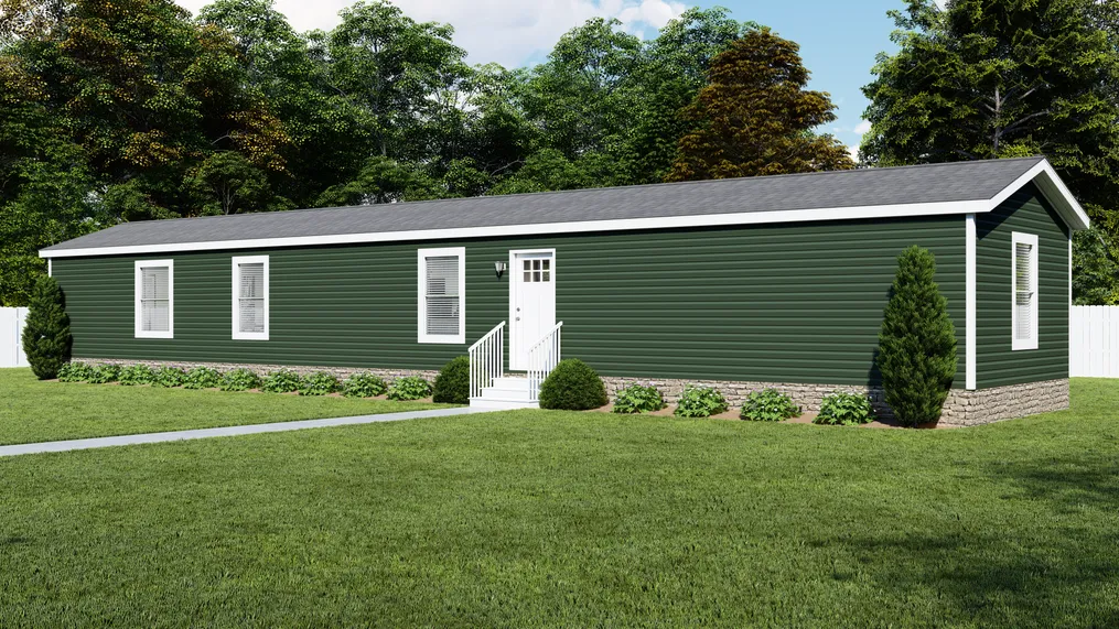 The 7616-4700 THE PULSE Exterior. This Manufactured Mobile Home features 3 bedrooms and 2 baths.