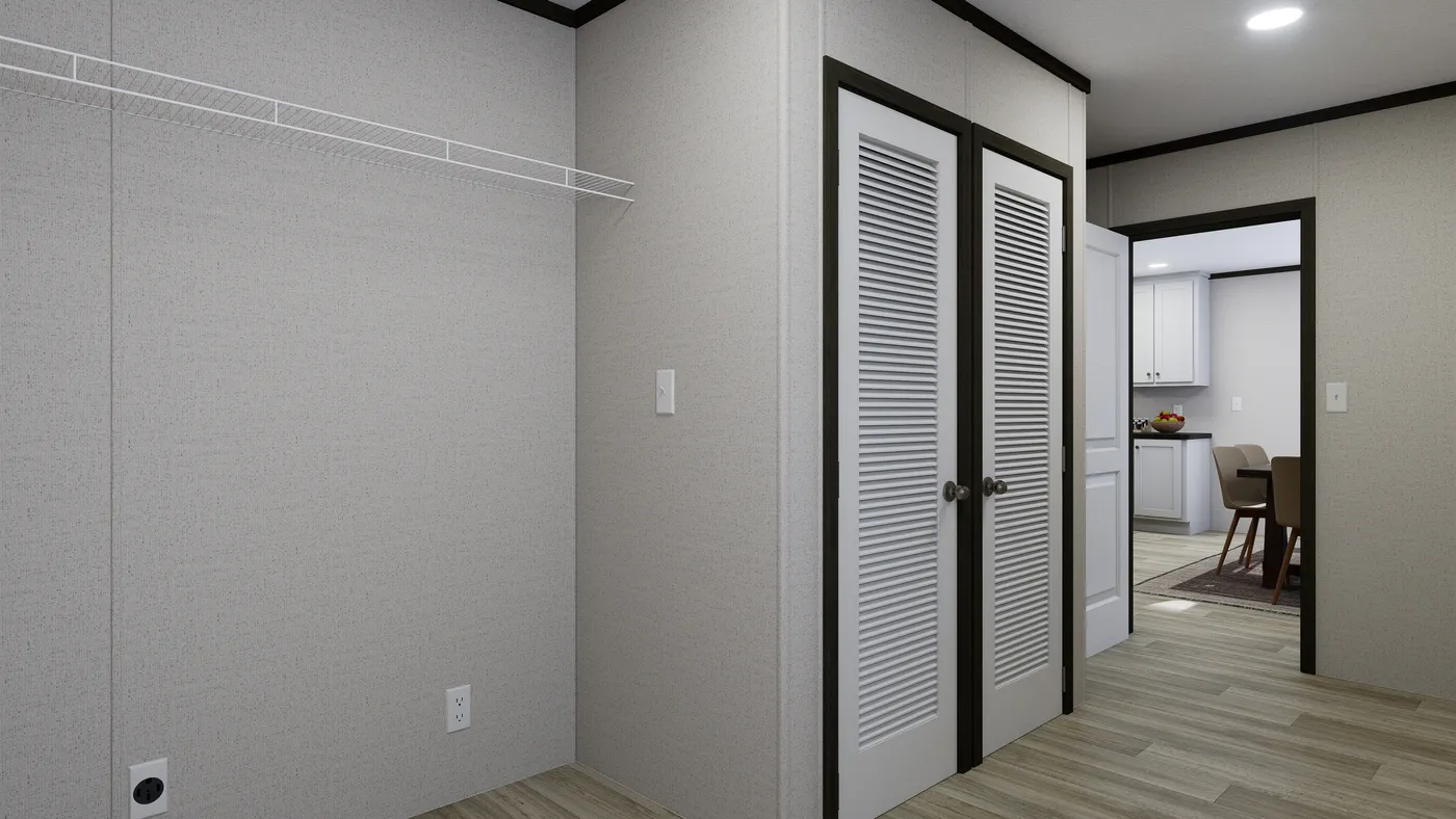 The THE FLOURISH Exterior. This Manufactured Mobile Home features 3 bedrooms and 2 baths.