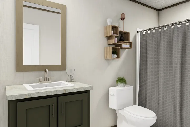 The EVEREST Exterior. This Manufactured Mobile Home features 4 bedrooms and 2 baths.