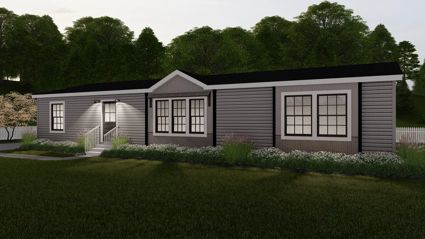 The THE AVALYN Exterior. This Manufactured Mobile Home features 3 bedrooms and 2 baths.