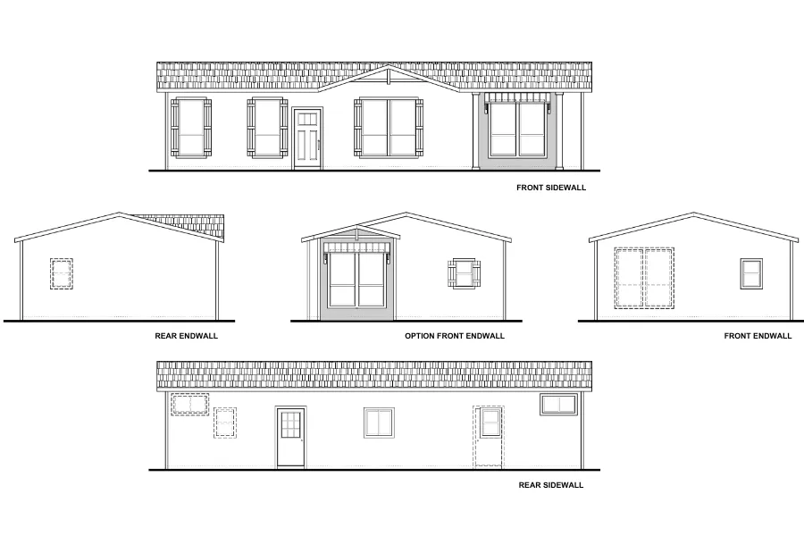The PILOT Exterior. This Manufactured Mobile Home features 2 bedrooms and 2 baths.