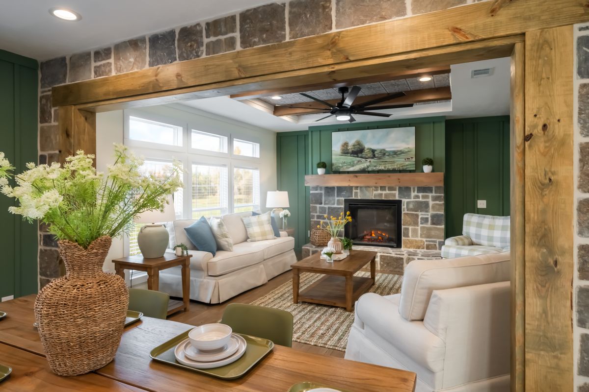 The THE ROCKING CHAIR Exterior. This Manufactured Mobile Home features 3 bedrooms and 2 baths.