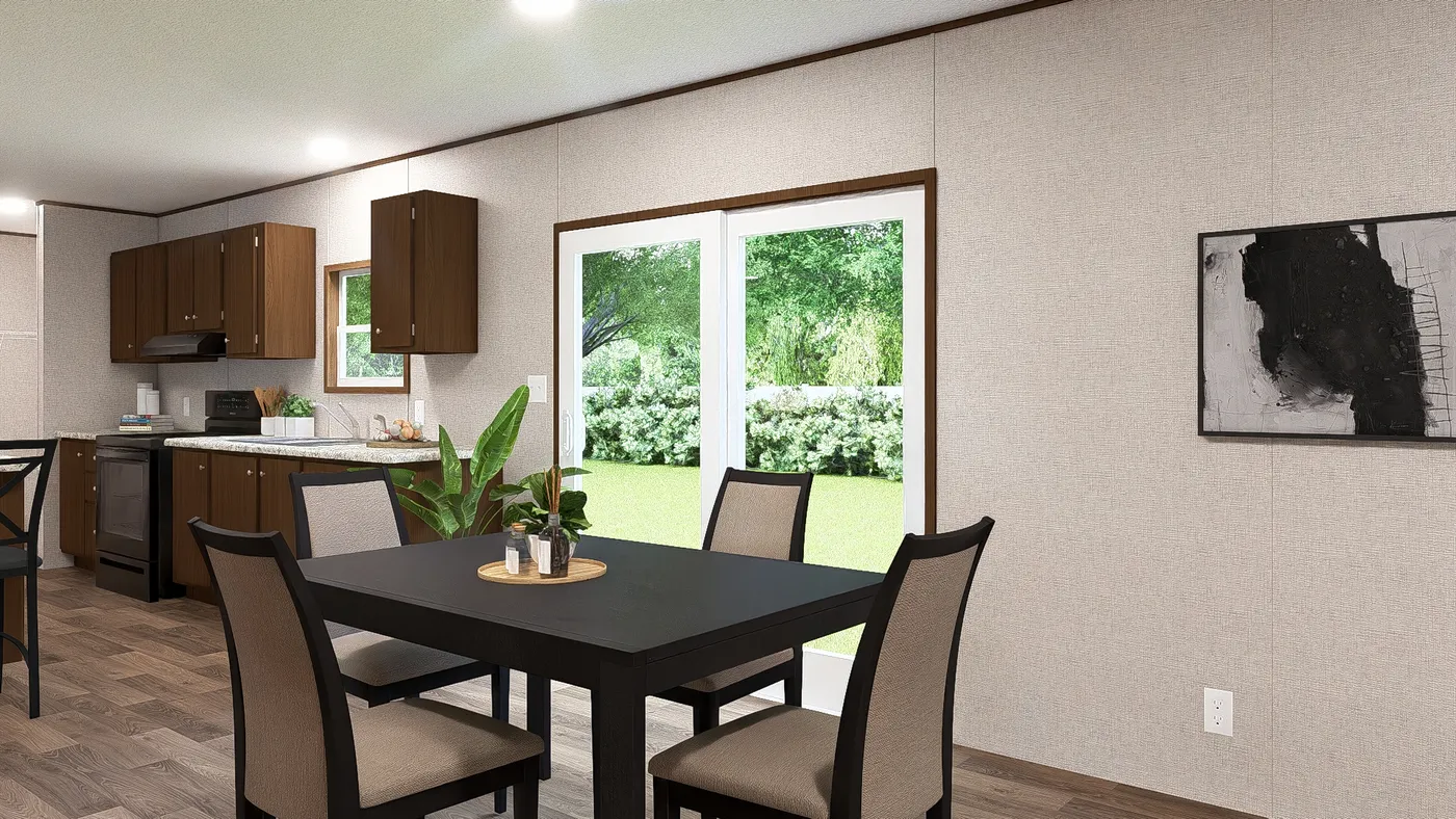 The SYCAMORE Exterior. This Manufactured Mobile Home features 4 bedrooms and 2 baths.