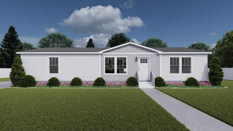 The LIMELIGHT Exterior. This Manufactured Mobile Home features 3 bedrooms and 2 baths.