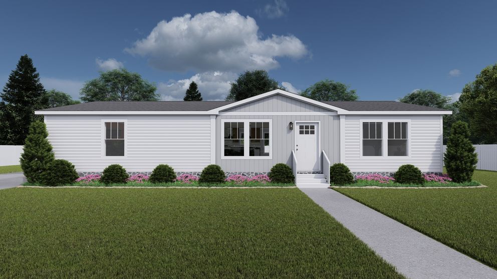 The LIMELIGHT Exterior. This Manufactured Mobile Home features 3 bedrooms and 2 baths.