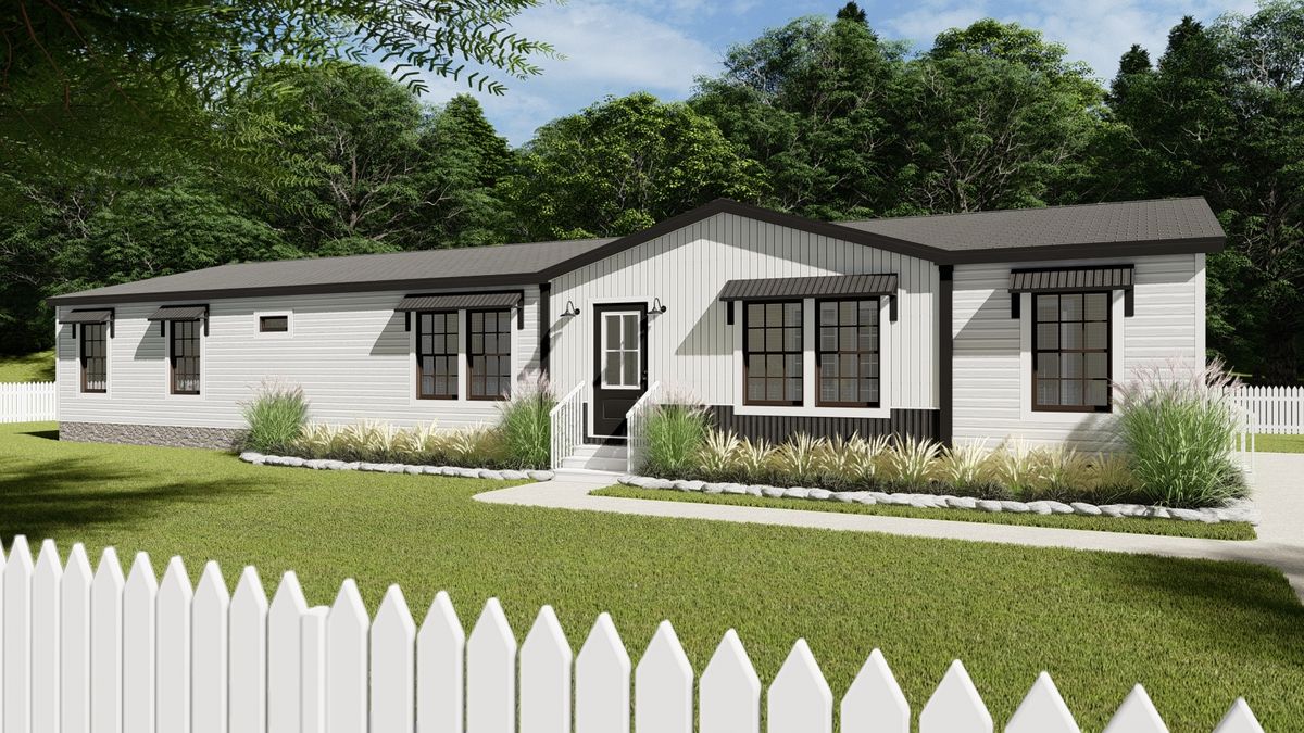 The ARABELLA Exterior. This Manufactured Mobile Home features 3 bedrooms and 2 baths.
