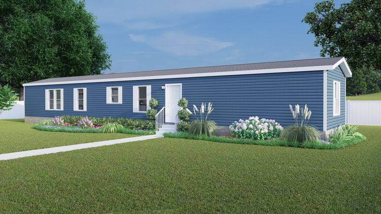The NORTHSTAR Exterior. This Manufactured Mobile Home features 3 bedrooms and 2 baths.
