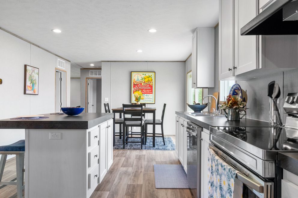 The HAVEN Exterior. This Manufactured Mobile Home features 3 bedrooms and 2 baths.