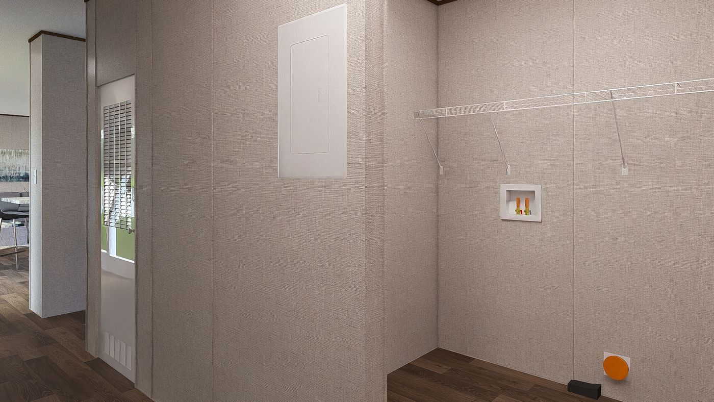 The ASPEN Exterior. This Manufactured Mobile Home features 3 bedrooms and 2 baths.