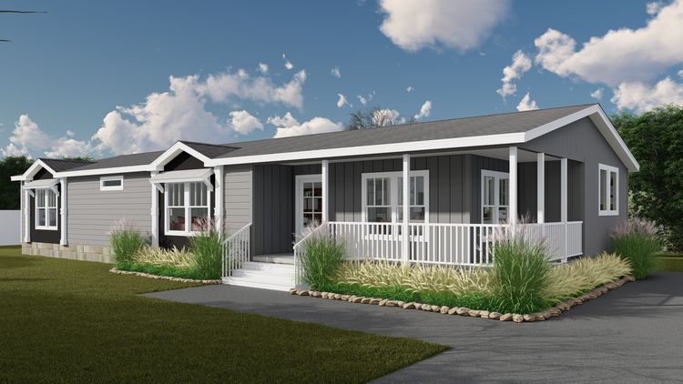 The THE SEDONA Exterior. This Manufactured Mobile Home features 3 bedrooms and 2 baths.