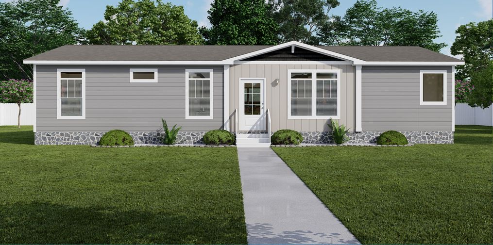 The THE DURANGO Exterior. This Manufactured Mobile Home features 3 bedrooms and 2 baths.
