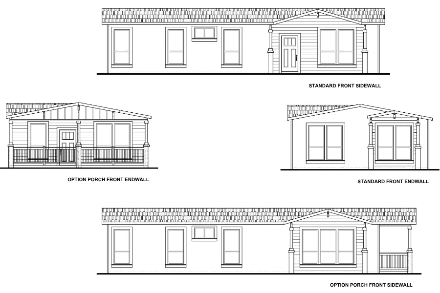 The REVIVAL Exterior. This Manufactured Mobile Home features 3 bedrooms and 3 baths.
