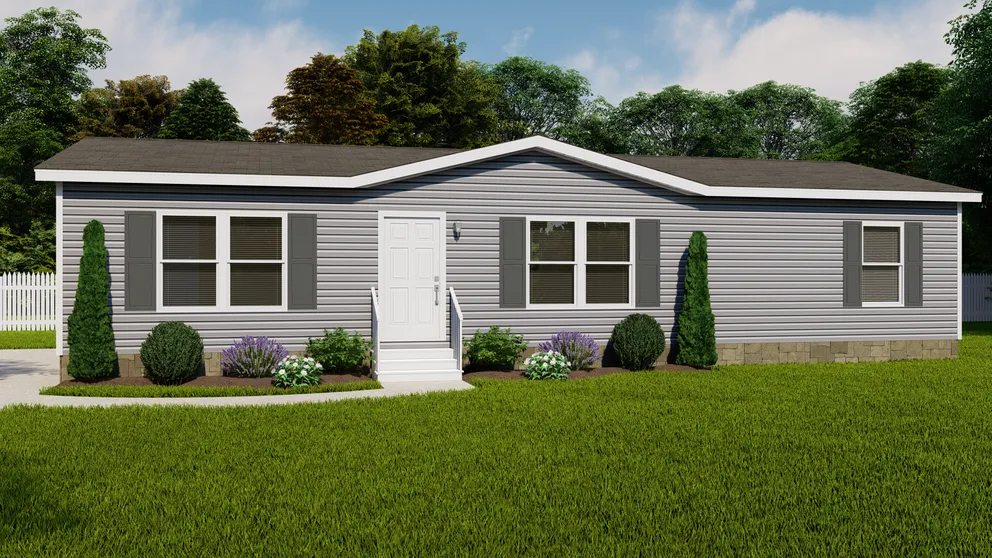 The TRADITION 52B Exterior. This Manufactured Mobile Home features 3 bedrooms and 2 baths.