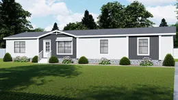 The EVERETT Exterior. This Manufactured Mobile Home features 4 bedrooms and 3 baths.