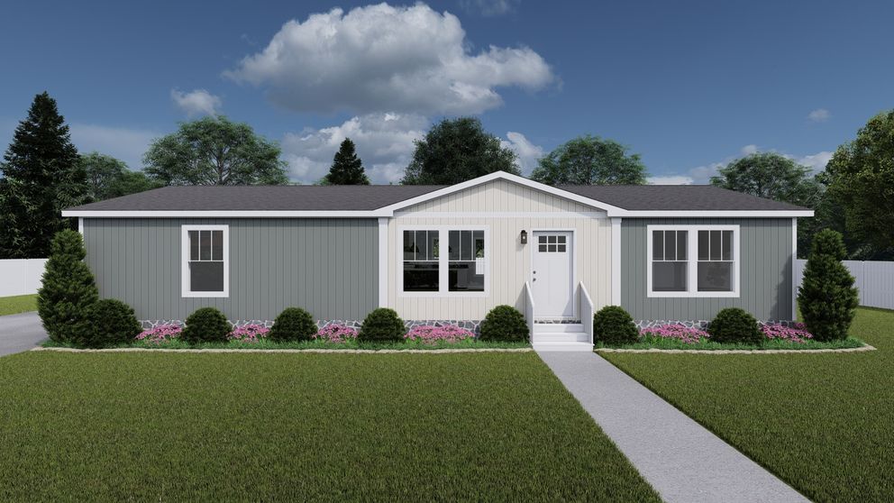 The LIMELIGHT Exterior. This Manufactured Mobile Home features 3 bedrooms and 2 baths.