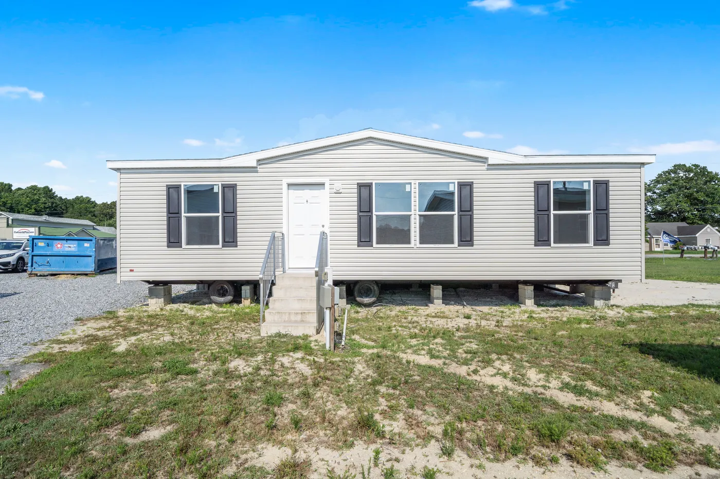 The ZIRCON Exterior. This Manufactured Mobile Home features 3 bedrooms and 2 baths.