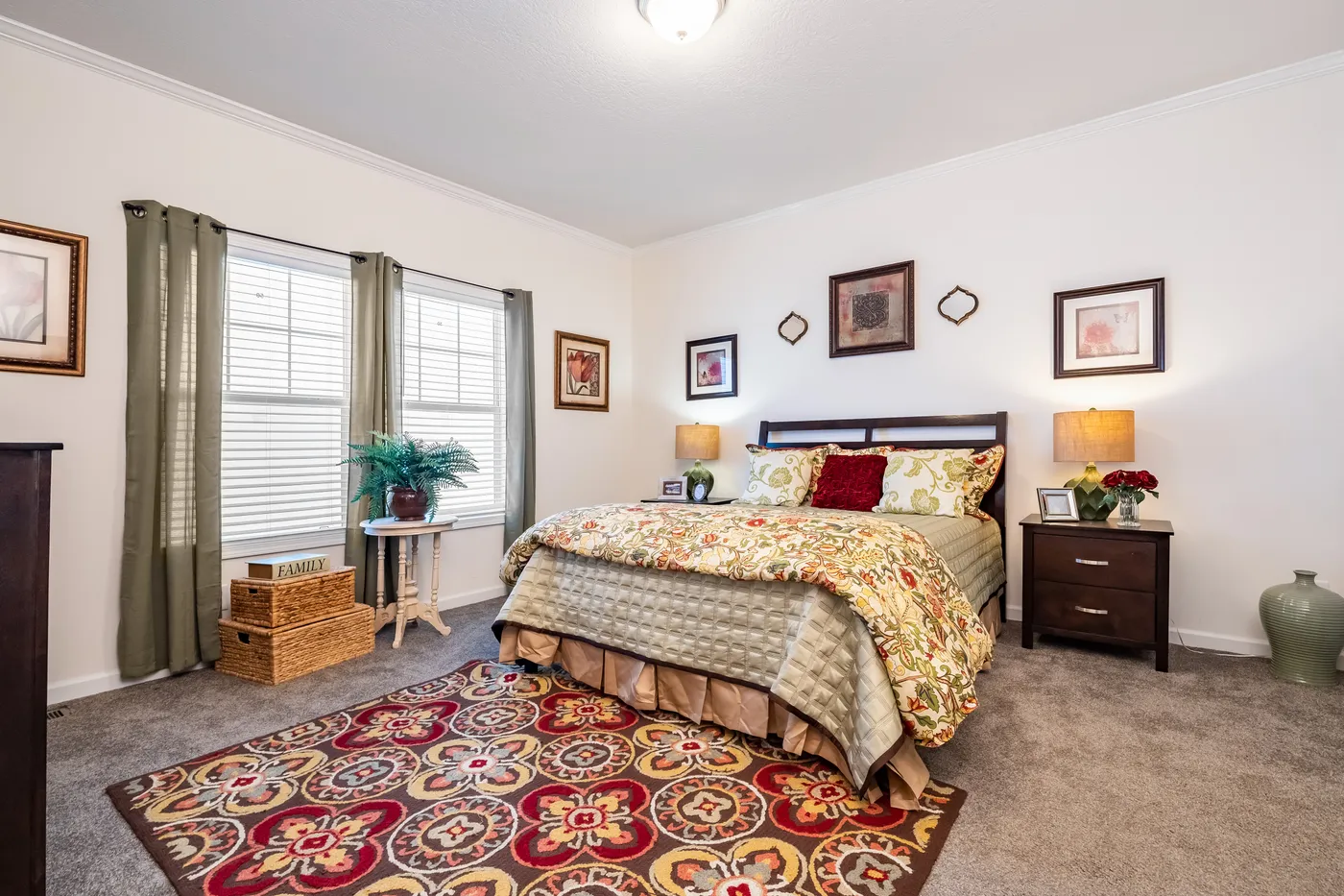 The 3447 CAROLINA Exterior. This Modular Home features 3 bedrooms and 2 baths.