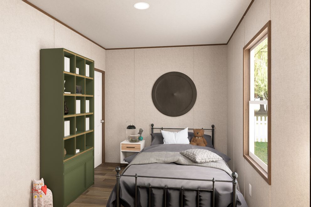 The DOGWOOD Exterior. This Manufactured Mobile Home features 2 bedrooms and 2 baths.