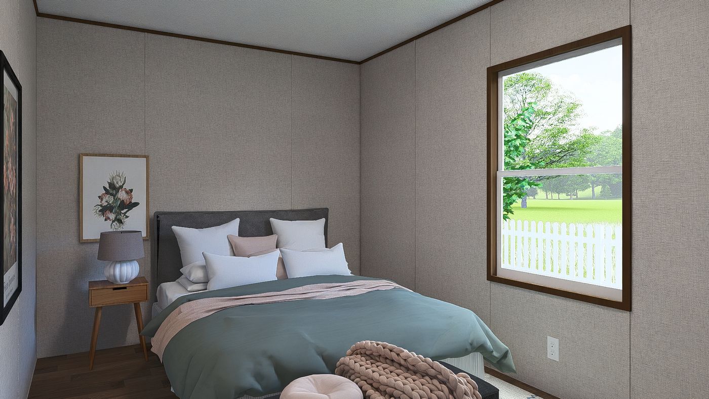 The BIRCH Exterior. This Manufactured Mobile Home features 3 bedrooms and 2 baths.