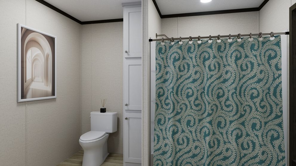 The PURPOSE Exterior. This Manufactured Mobile Home features 4 bedrooms and 2 baths.