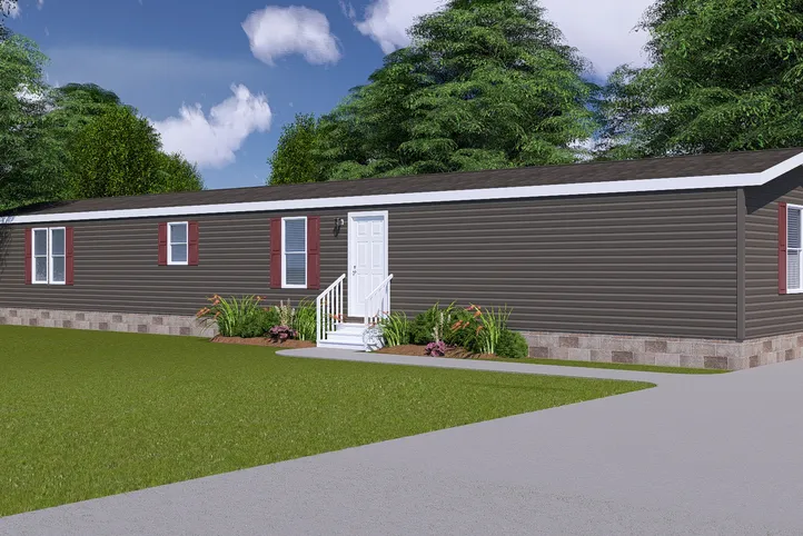 The THE ANNIVERSARY ISLANDER Exterior. This Manufactured Mobile Home features 3 bedrooms and 2 baths.