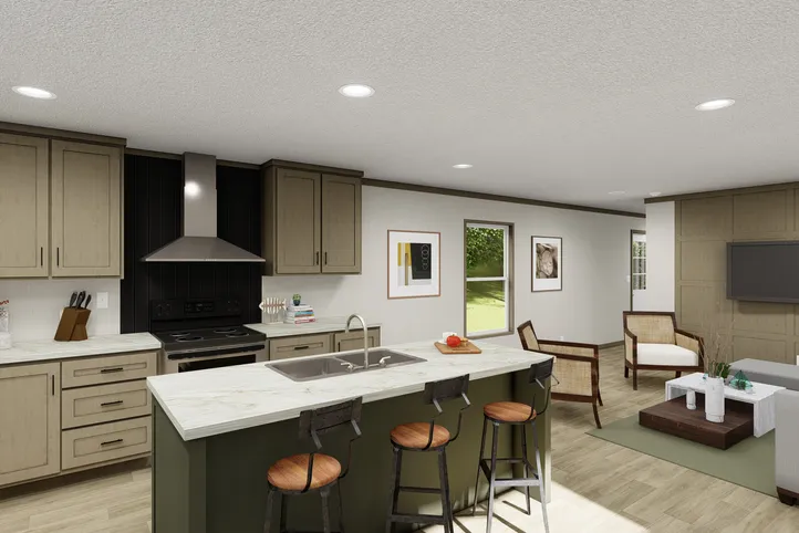 The SYDNEY Exterior. This Manufactured Mobile Home features 3 bedrooms and 2 baths.