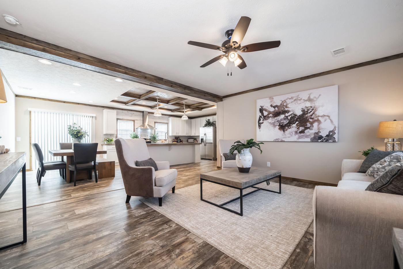 The THE TYRA II Exterior. This Manufactured Mobile Home features 4 bedrooms and 2 baths.