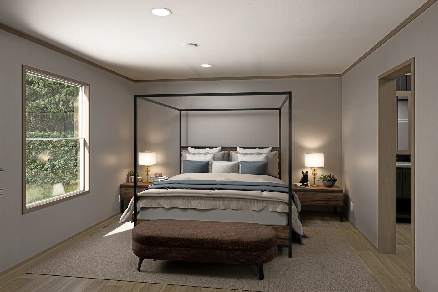 The SNOWCAP Exterior. This Manufactured Mobile Home features 4 bedrooms and 3 baths.