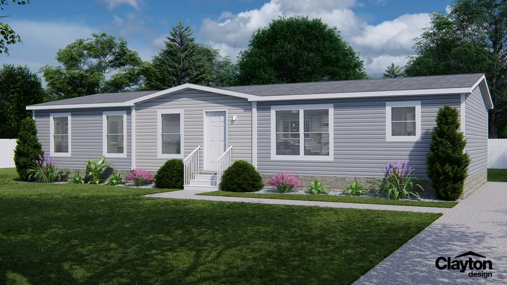 The SWEET BREEZE 56 Exterior. This Manufactured Mobile Home features 3 bedrooms and 2 baths.