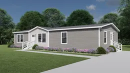 The LOVELY DAY Exterior. This Manufactured Mobile Home features 4 bedrooms and 2 baths.