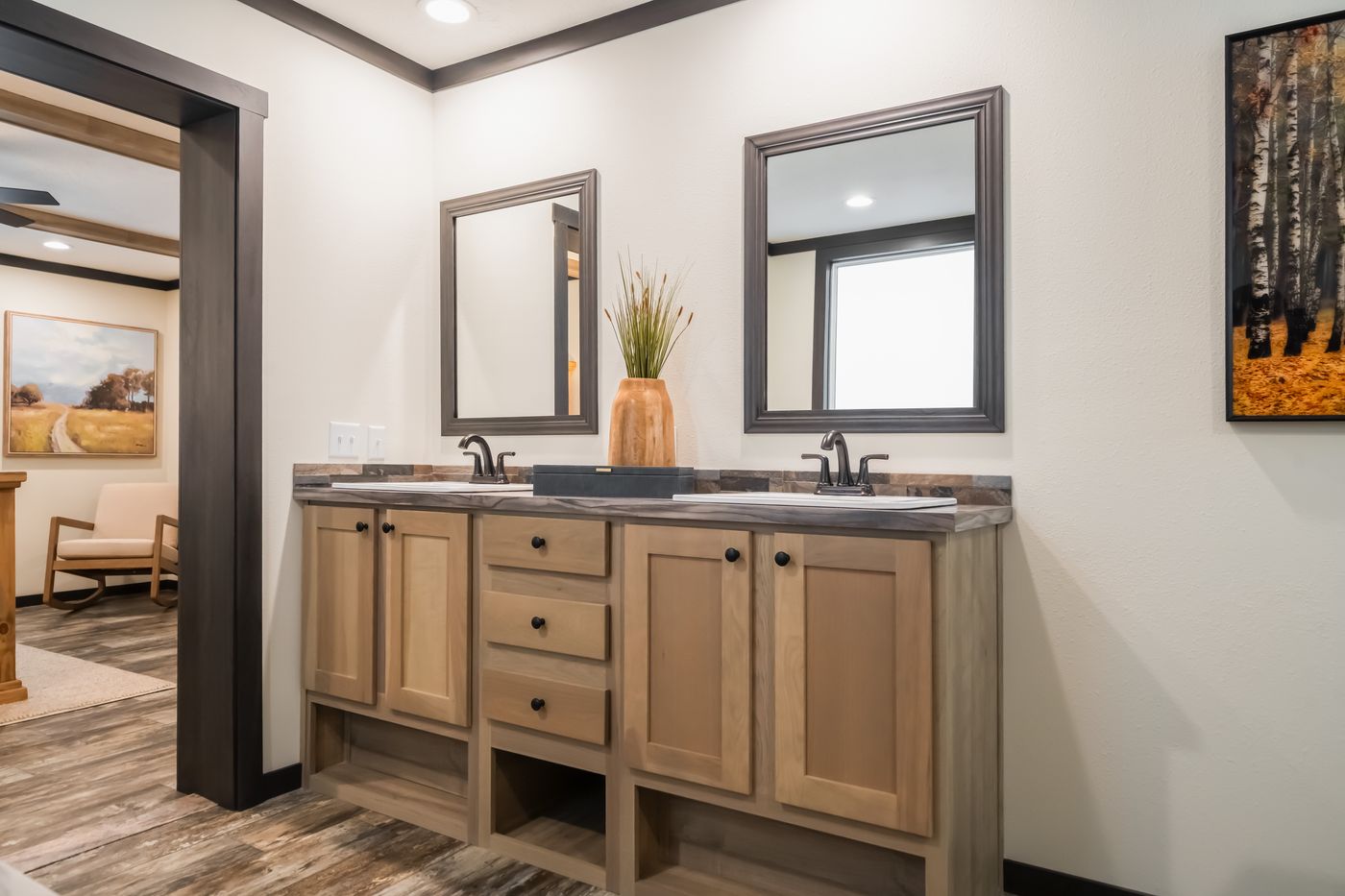 The BOUJEE LUX Exterior. This Manufactured Mobile Home features 4 bedrooms and 3 baths.