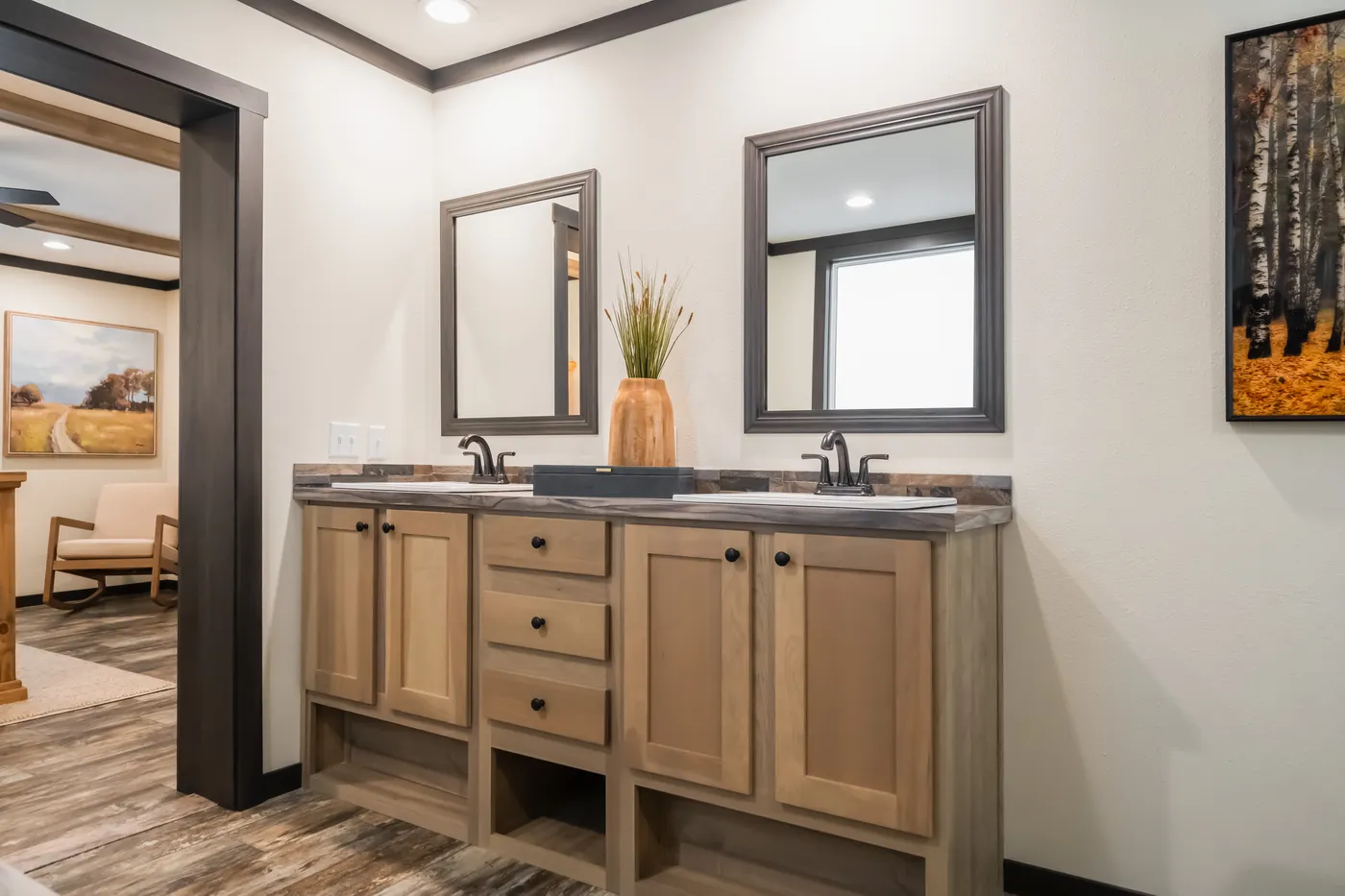 The BOUJEE LUX Exterior. This Manufactured Mobile Home features 4 bedrooms and 3 baths.
