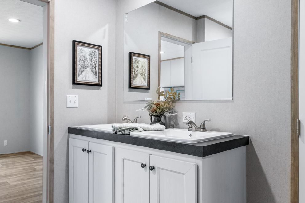 The HAVEN Exterior. This Manufactured Mobile Home features 3 bedrooms and 2 baths.