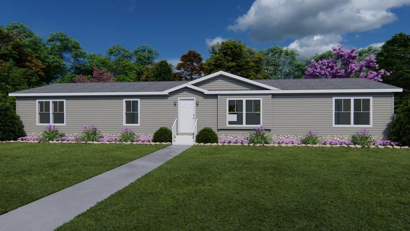 The LEGEND 17-1 MOD Exterior. This Modular Home features 3 bedrooms and 2 baths.
