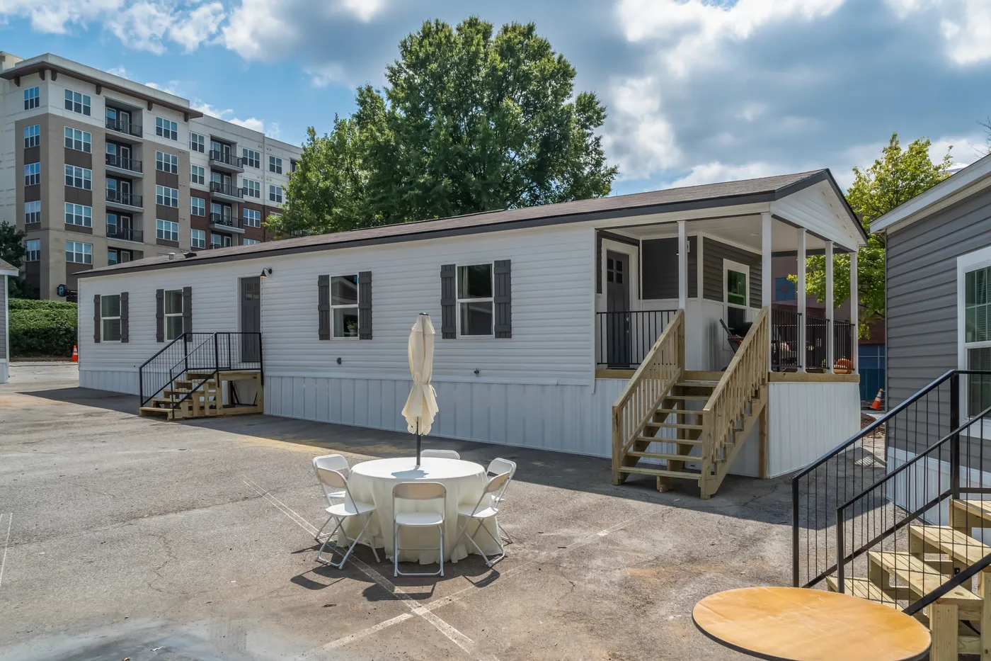 The WARRIOR II Exterior. This Manufactured Mobile Home features 2 bedrooms and 2 baths.