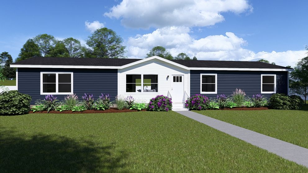 The ULTRA PRO HERCULES 28X68 3BR Exterior. This Manufactured Mobile Home features 3 bedrooms and 2 baths.