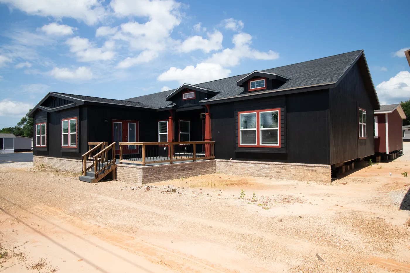 The K4568A Exterior. This Manufactured Mobile Home features 4 bedrooms and 3 baths.