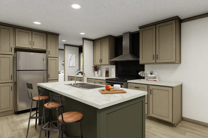 The SYDNEY Exterior. This Manufactured Mobile Home features 3 bedrooms and 2 baths.