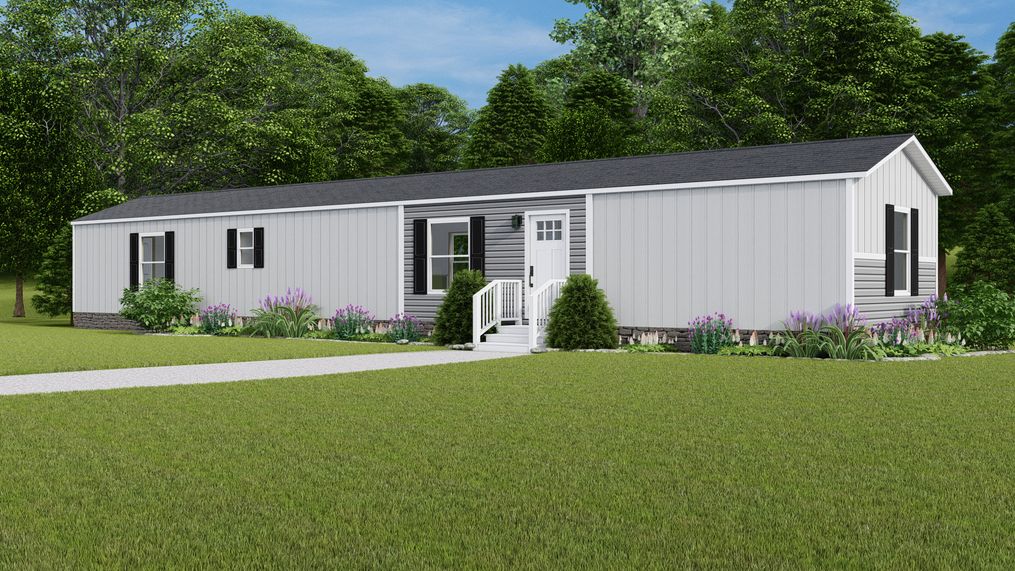 The MARINER Exterior. This Manufactured Mobile Home features 3 bedrooms and 2 baths.