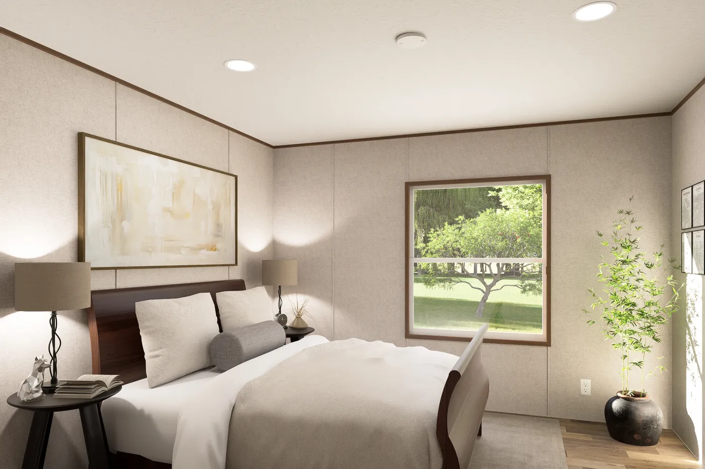 The DOGWOOD Exterior. This Manufactured Mobile Home features 2 bedrooms and 2 baths.