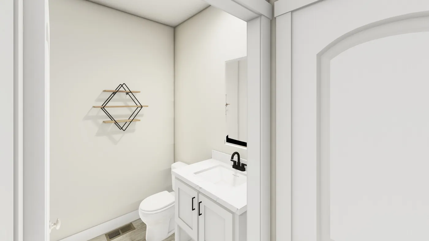 The HIP-4266-4B            SUBLIME Exterior. This Manufactured Mobile Home features 4 bedrooms and 2.5 baths.