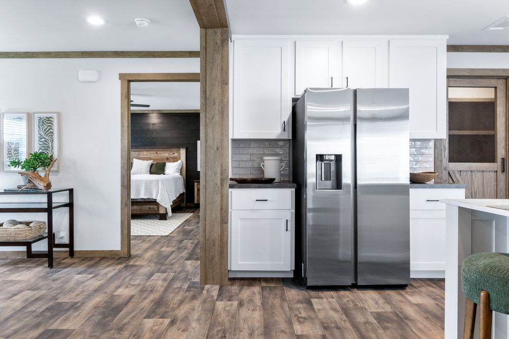 The FARM 3 FLEX ELITE DEN Exterior. This Manufactured Mobile Home features 3 bedrooms and 2 baths.
