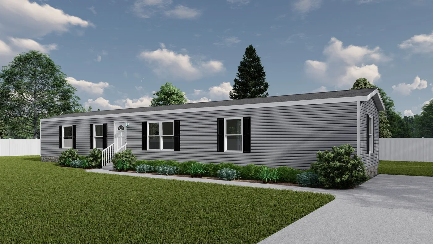 The COASTAL BREEZE I  16X72 Exterior. This Manufactured Mobile Home features 3 bedrooms and 2 baths.