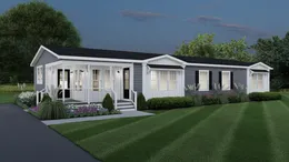 The 1440 CAROLINA 4BR BELLE Exterior. This Manufactured Mobile Home features 4 bedrooms and 2 baths.